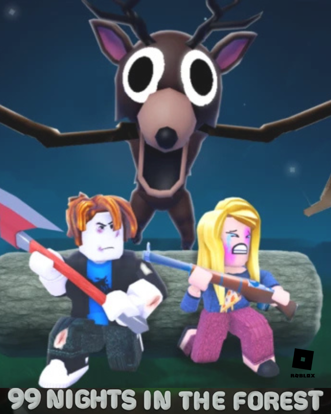 Speel het slim - 99 nights in the forest (Roblox)